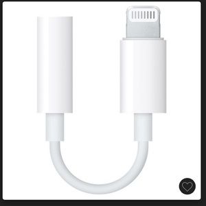 NIB Apple Lightning to 3.5mm headphone adapter